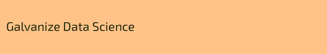 Galvanize Data Science